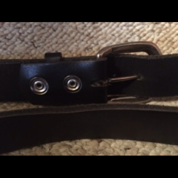 Marc Wolf LTD. 202 Black Leather Belt - Picture 7 of 8